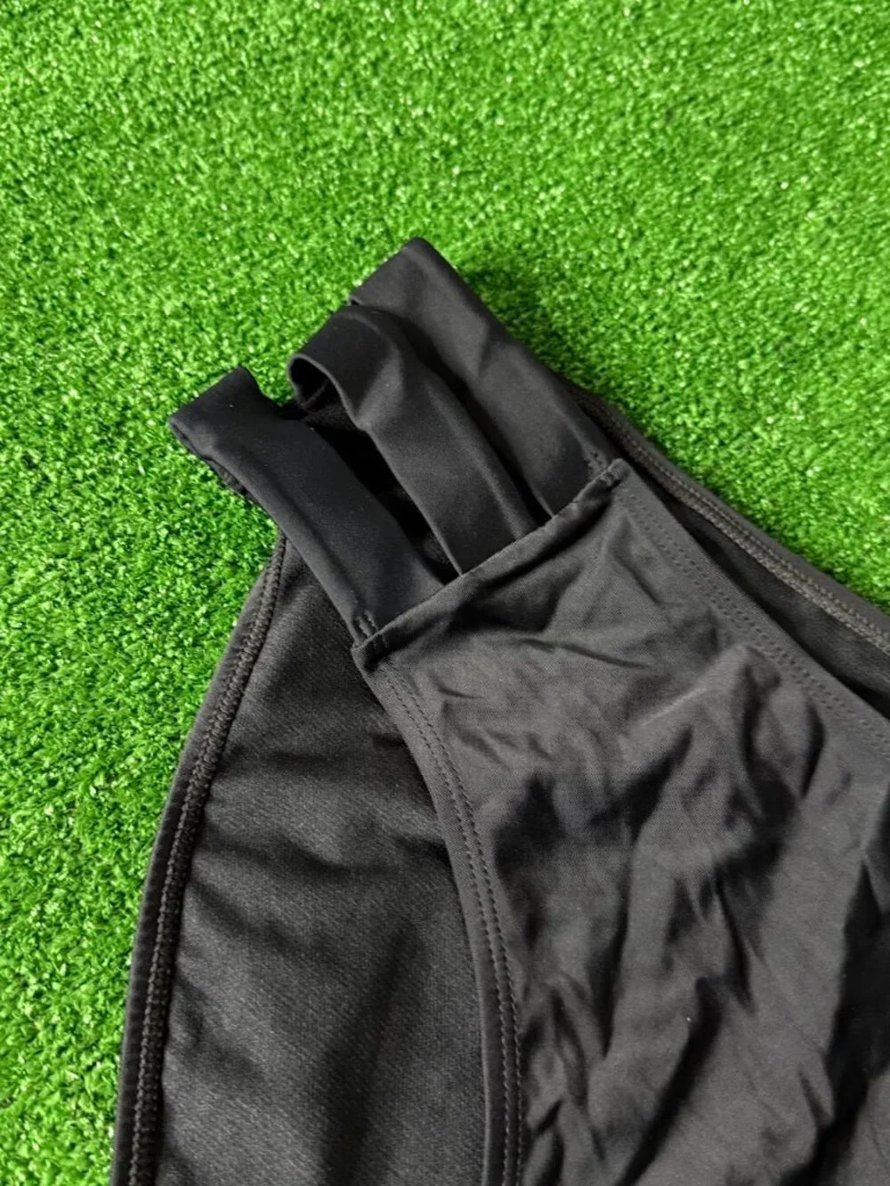 Time and Tru High Waisted Strappy Side Black Bikini Bottoms Plus Size 2X